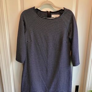 Blue and Navy Stripe Dress